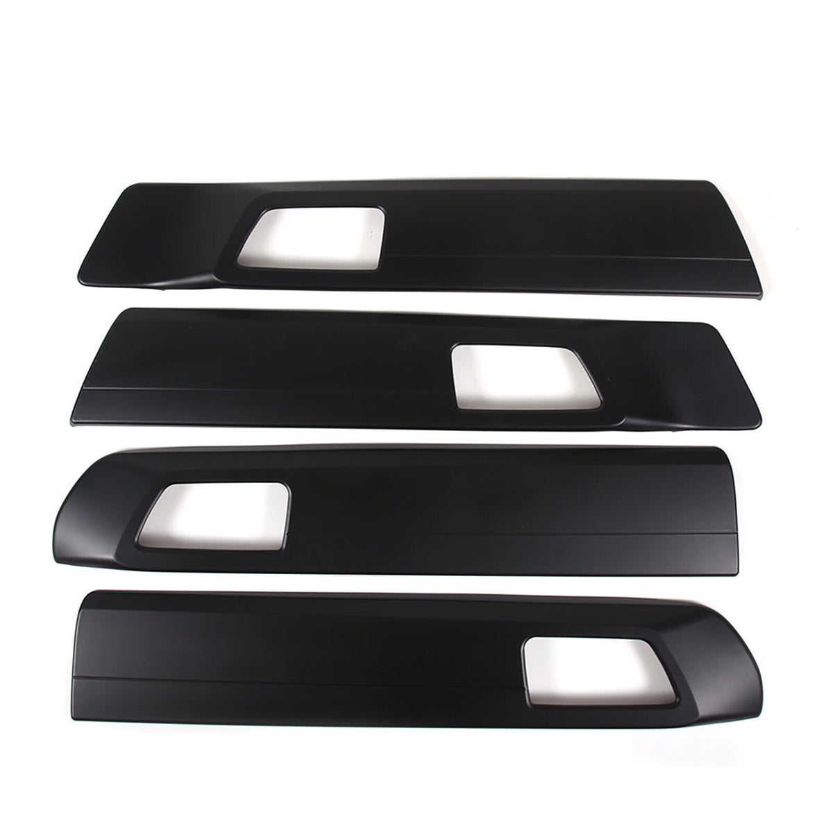Matte Black Inner Interior Door Handle Panel Trim Cover For Toyota Tundra 2022+ 12