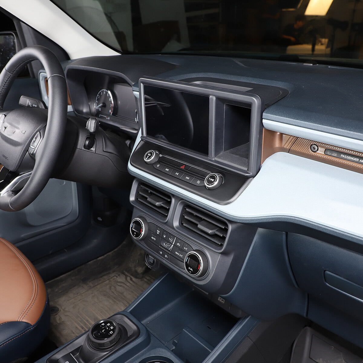 Matte Black Full Interior Set Panel Decor Cover Trim Kit For Ford Maverick 22-24 72