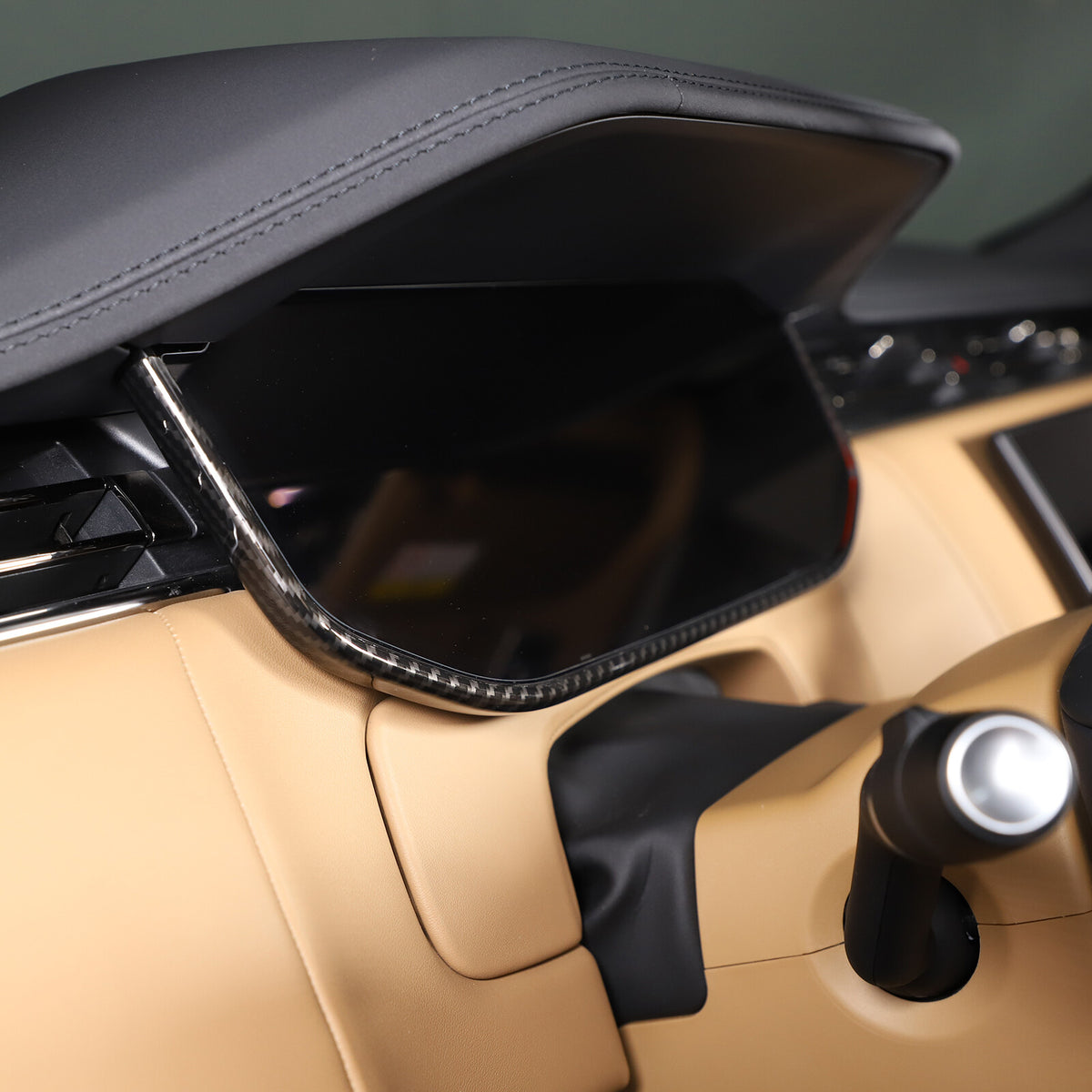 Carbon Center Console Trim Interior Cover Set For Range Rover Sport/Vogue 23-24 5