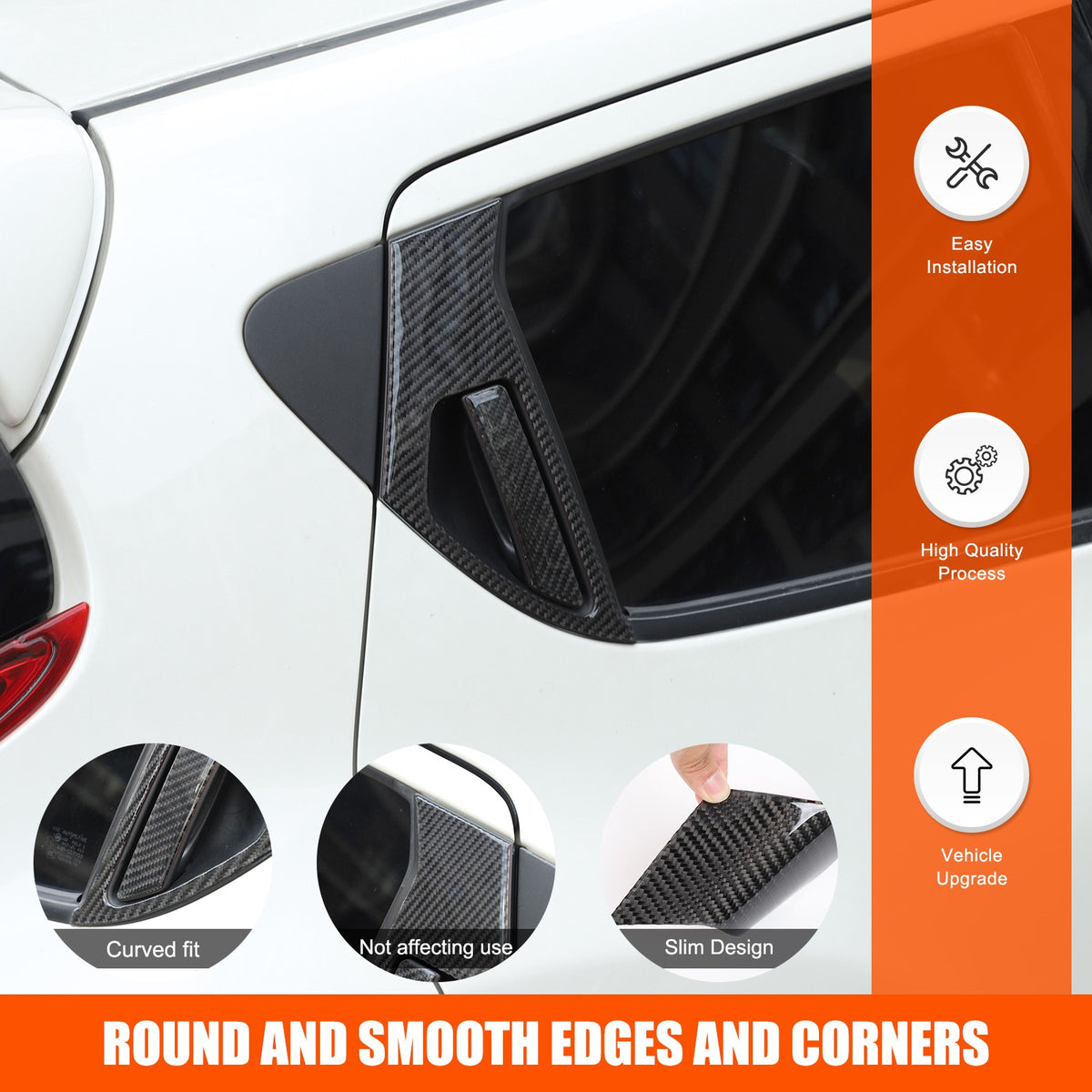 Soft Carbon Fiber Interior Center Console trim Sticker For Nissan Juke 2011-2019 193