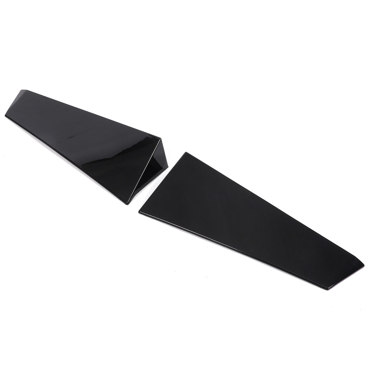 Glossy Black anti-wind buffeting deflector Trim For Corvette C8 Coupe 2026 US 16