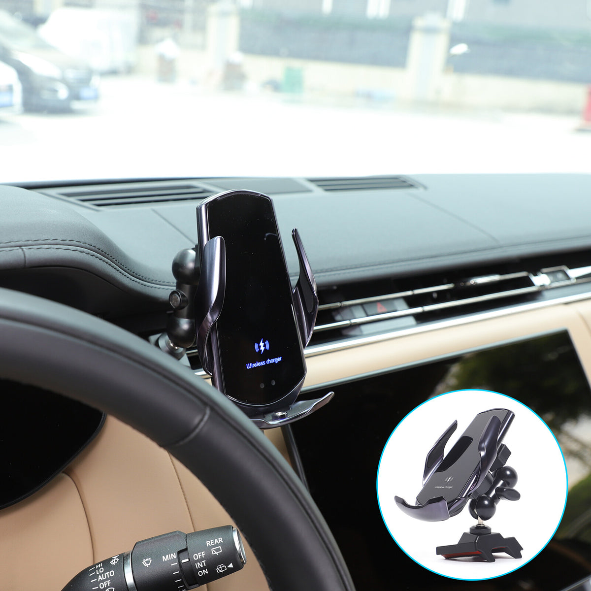 Wireless Charging Navigation Phone Bracket For Range Rover Vogue L460/Sport L461 8