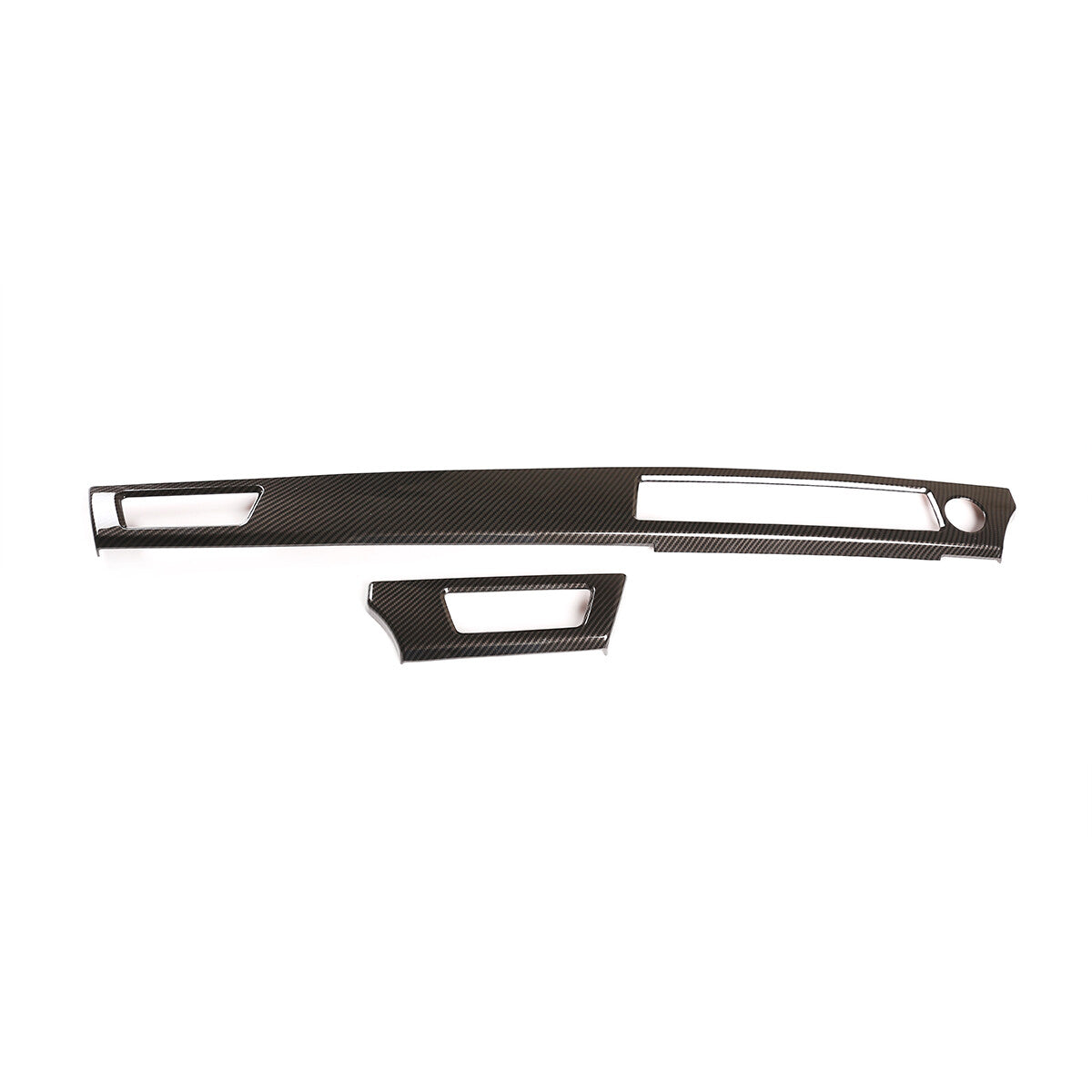 6PCS Carbon Fiber Style Interior Trim For BMW 3 Series E90 4 Door 2005-2012 11