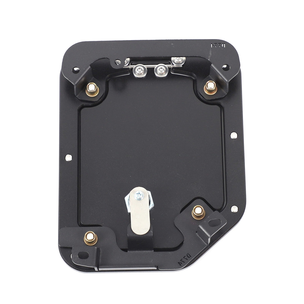 Black Aluminum Door Fuel Tank Cover W/ Lock Gas Cap Trim For Nissan Titan 16-23 15
