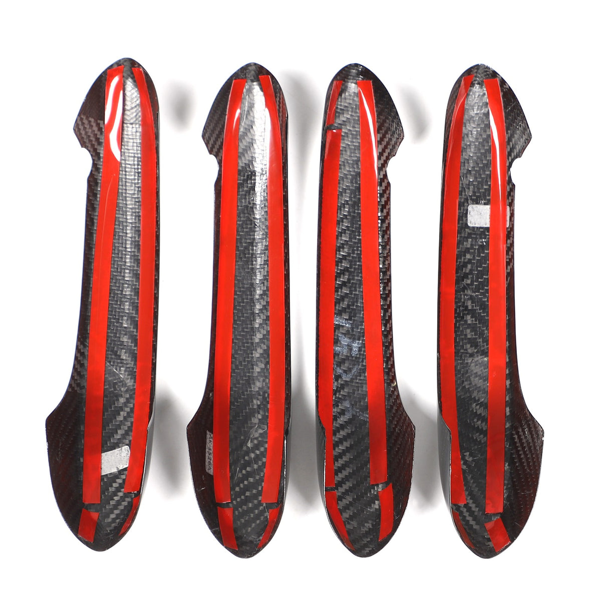 Real Carbon Fiber Outer Door Handle Protector Cover For BMW 5 Series 2022 7