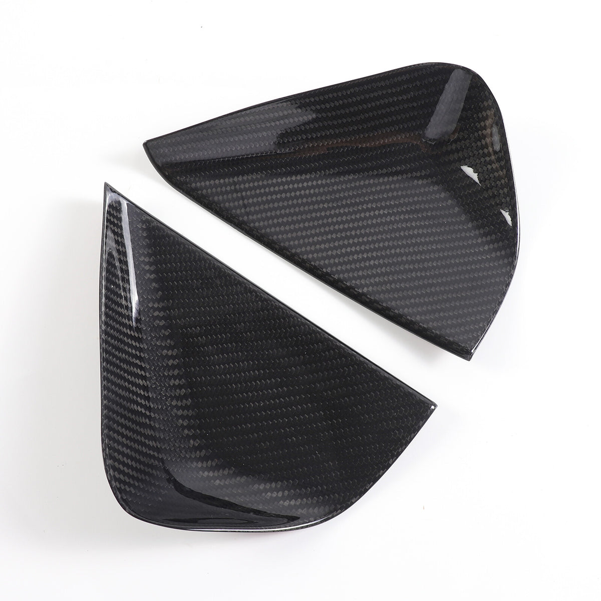 Real Carbon Fiber Dashboard Anti-collision Door Trim For Corvette C8 20-26 US 2