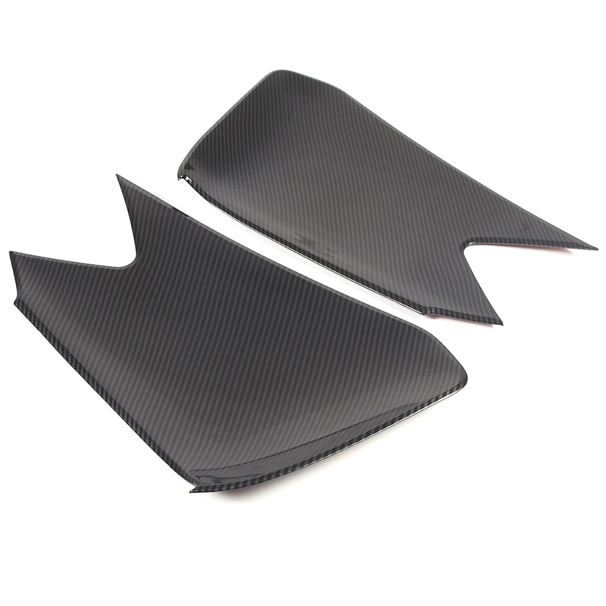 ABS Carbon Fiber Interior Door Anti-Kick Panel Cover Trim For Corvette C8 20-26 4