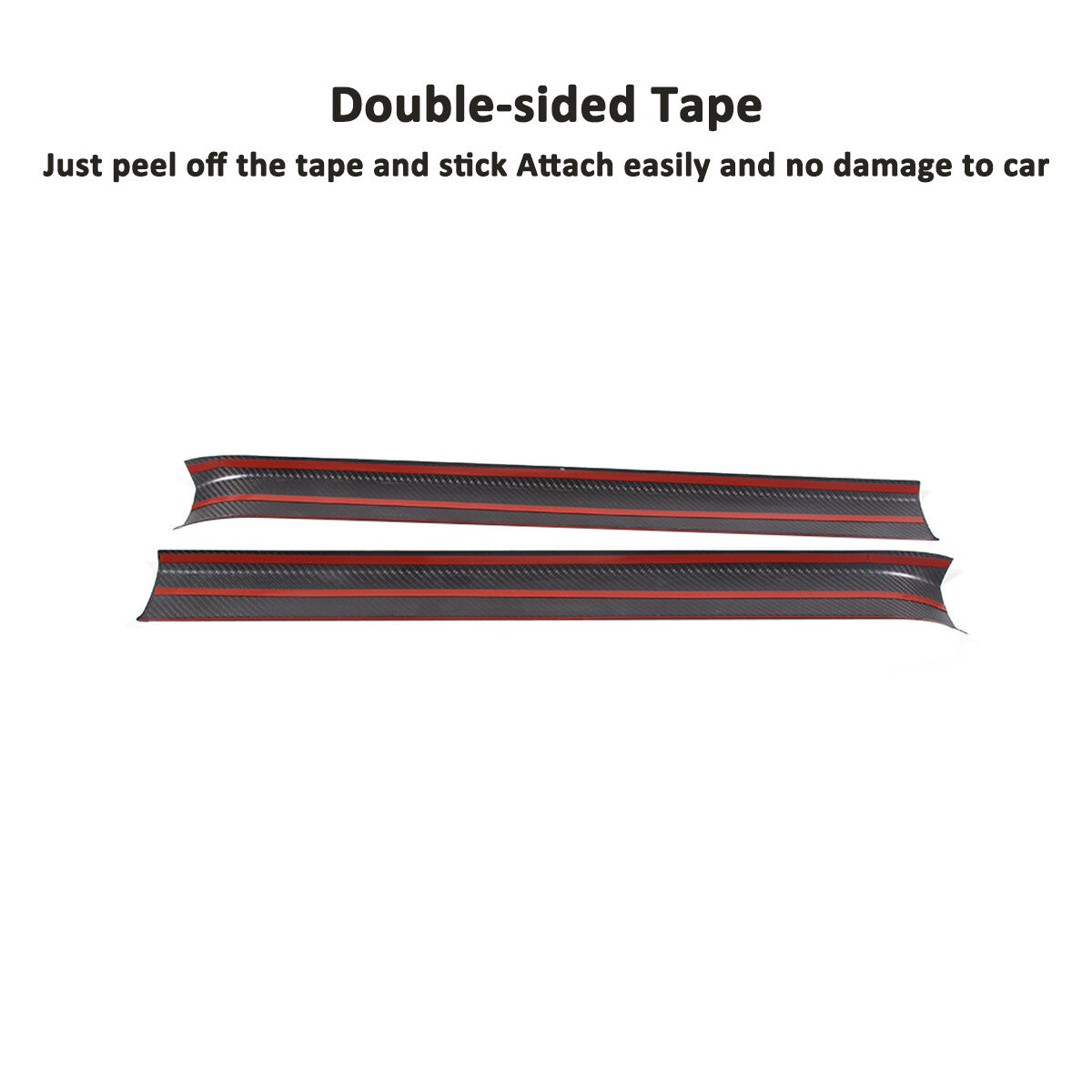Real Carbon Fiber Built In Scuff Door Sill Bar Plate For Corvette C6 2005-2013 8
