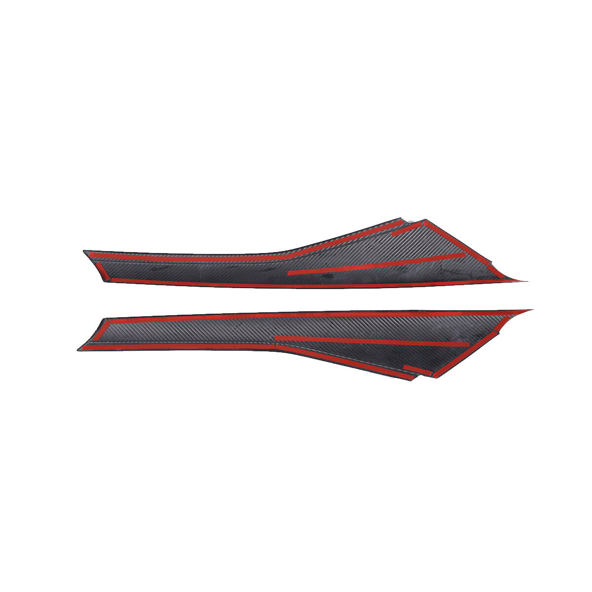 Real Carbon fiber Exterior Grille A Pliiar Trim Set For Corvette C7 Z06 14-19 17