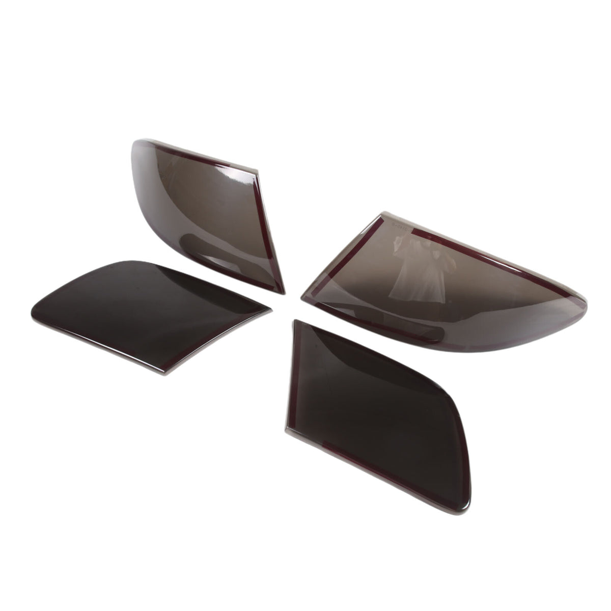 Smoked Black Rear Tail Light Guard Decor Cover Trim Bezels For Mazda 6 GG 04-08 4