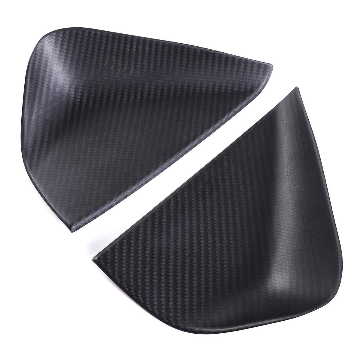 Matt Real Carbon Fiber Dashboard Anti-collision Door Trim Cover For Corvette C8 18