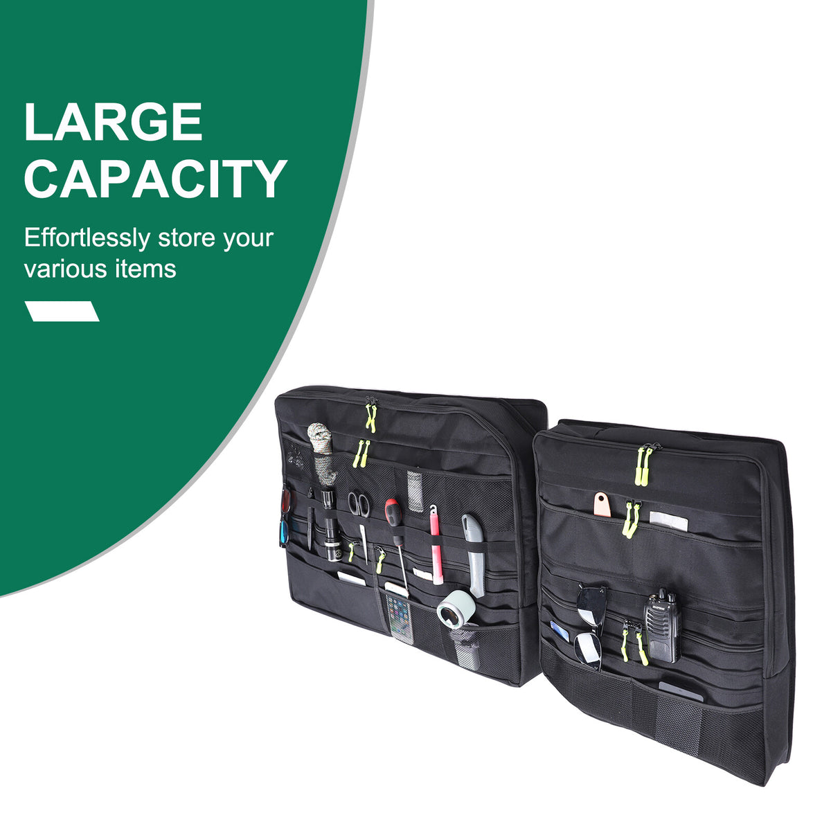 Tailgate Rear Trunk Storage Bag Organizer For Toyota Land Cruiser LC78 24+ US 7
