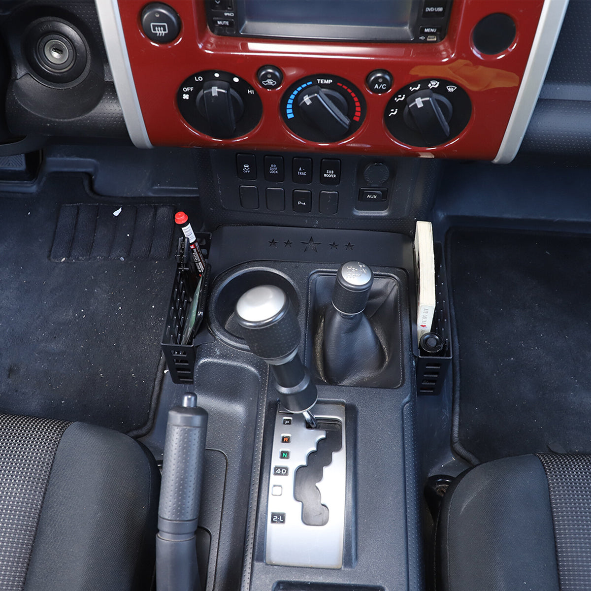 Interior Gear Shift Side Storage Box Two Baskets For Toyota FJ Cruiser 07-21 US 5