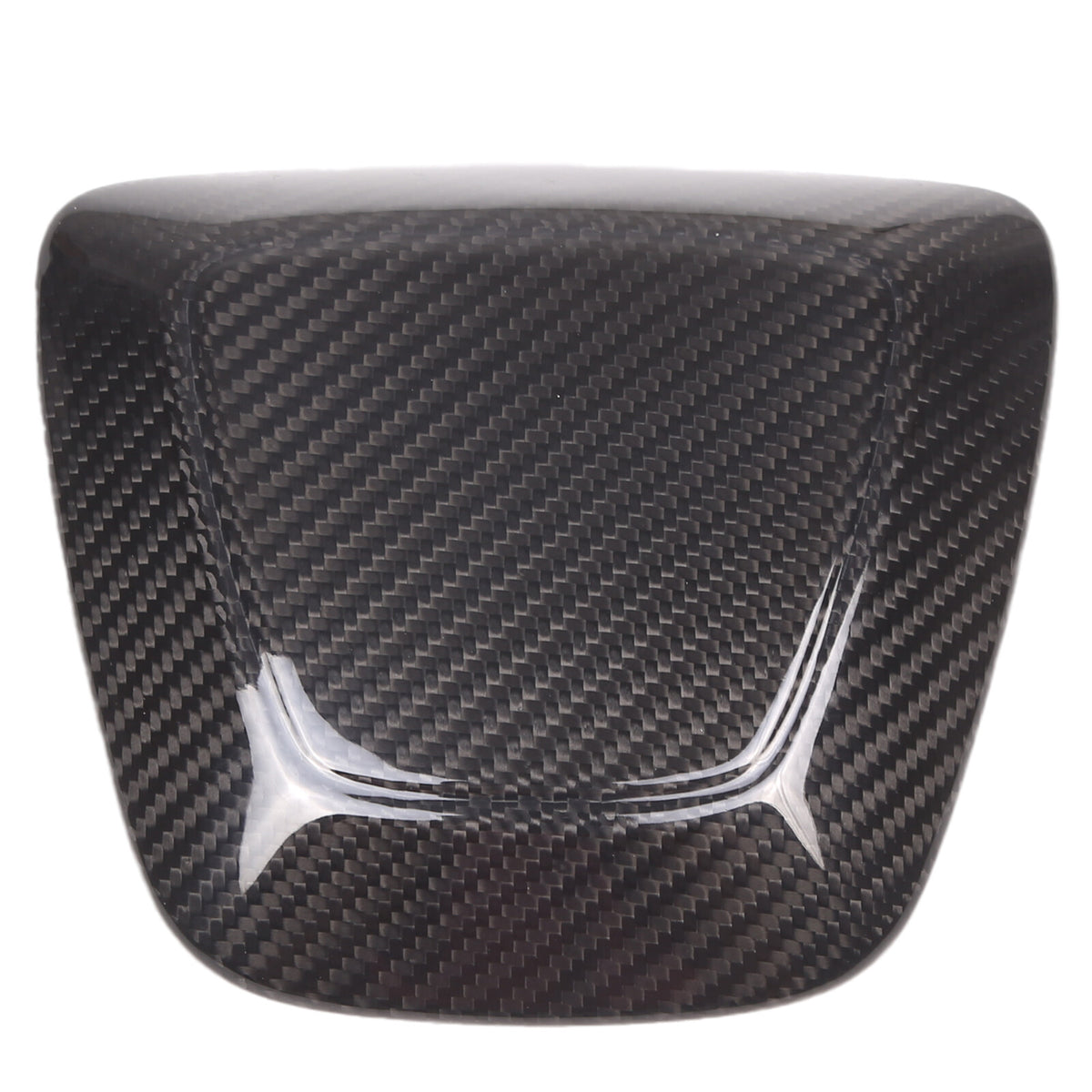 Real Carbon Fiber Steering Wheel Logo Trim Cover For Tesla Model 3 2023-2024 13