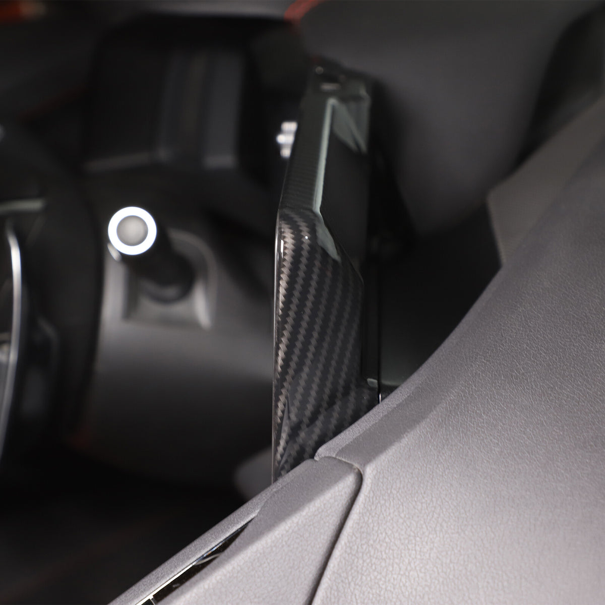 Carbon Fiber ABS Interior Full Decor Cover Trim Kit For Corvette C8 2020-2025 - Styles 31-35 29