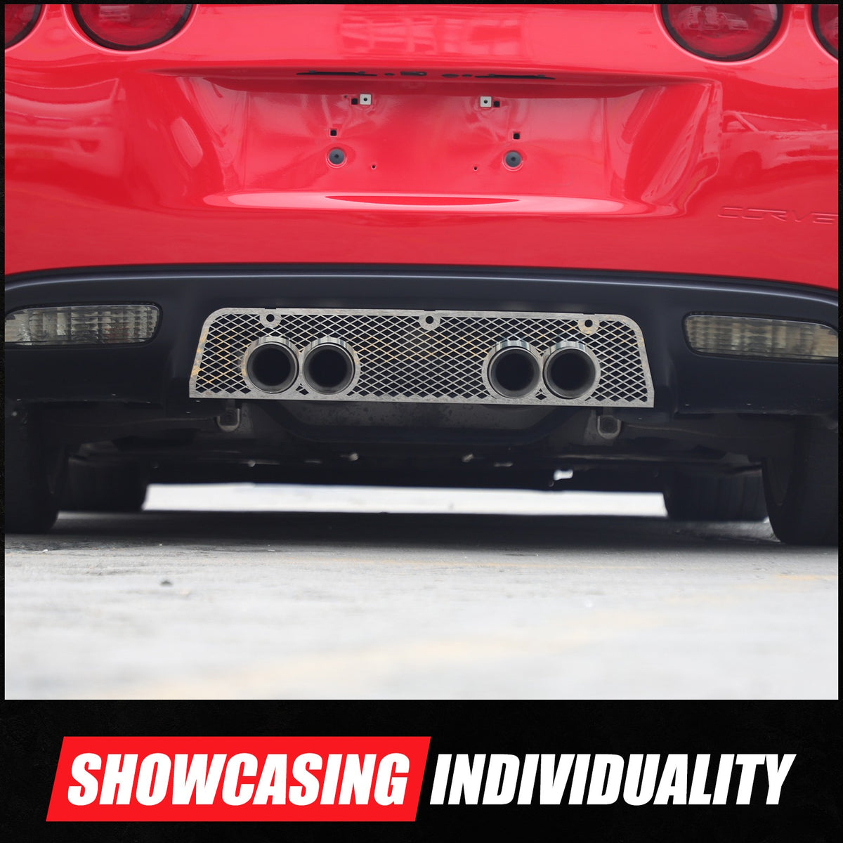 Honeycomb Stainless Steel Exhaust Heat Shield Guard Trim For Corvette C6 2005-13 17