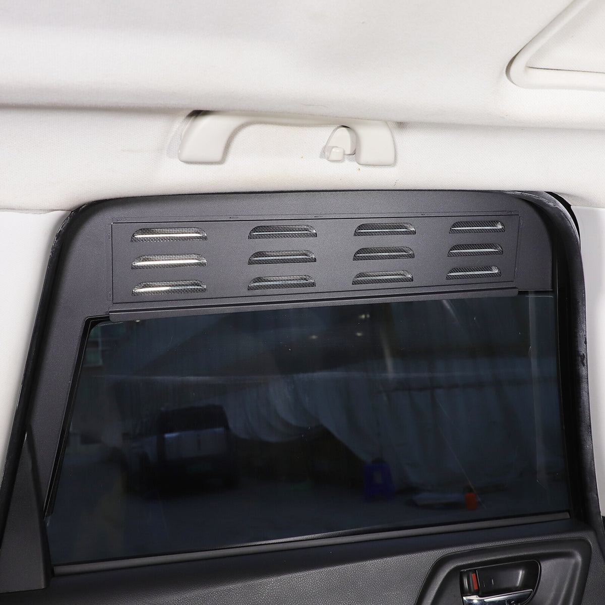 Alloy Rear Window Louver Shutter Cover Trim For Subaru Forester 4th SJ 13-18 US 9