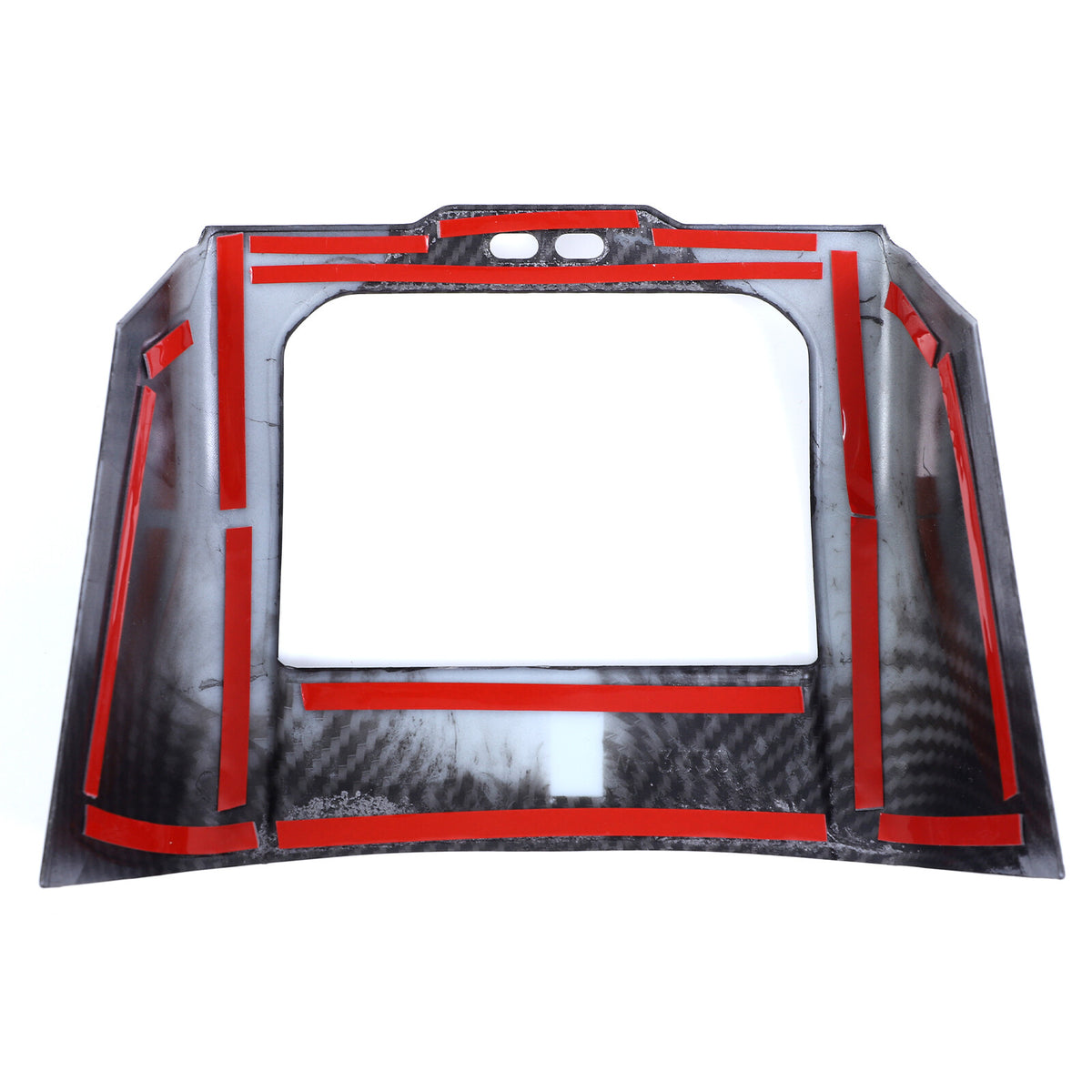 Carbon ABS Interior Rear Air Vent Anti-Kick Panel Trim For BMW 5 Series G60 24+ 4