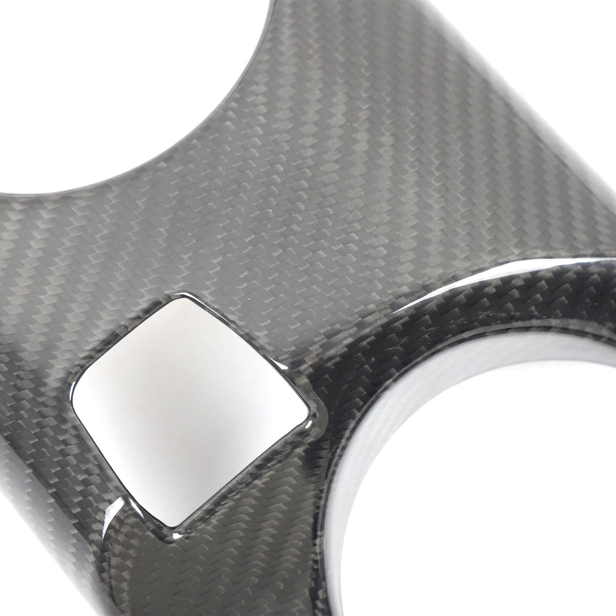Real Carbon Fiber Center Console Cup Holder Panel Trim for Nissan 400Z 9