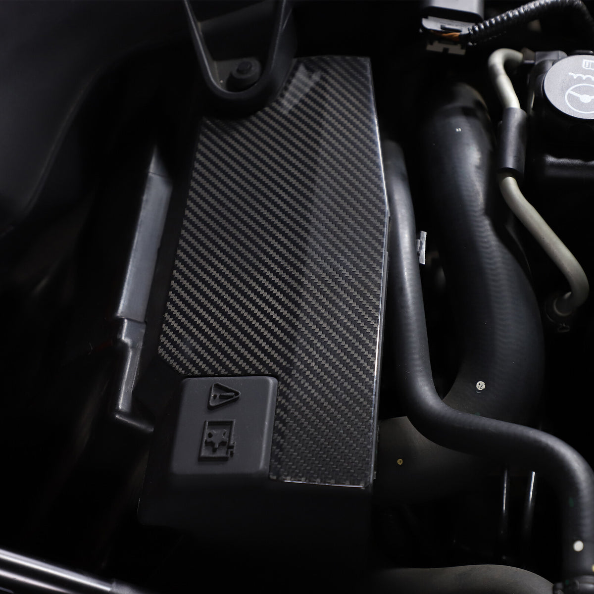 Real Dry Carbon Fiber Intake Manifold Cover Engine Set For Corvette C6 2005-13 17
