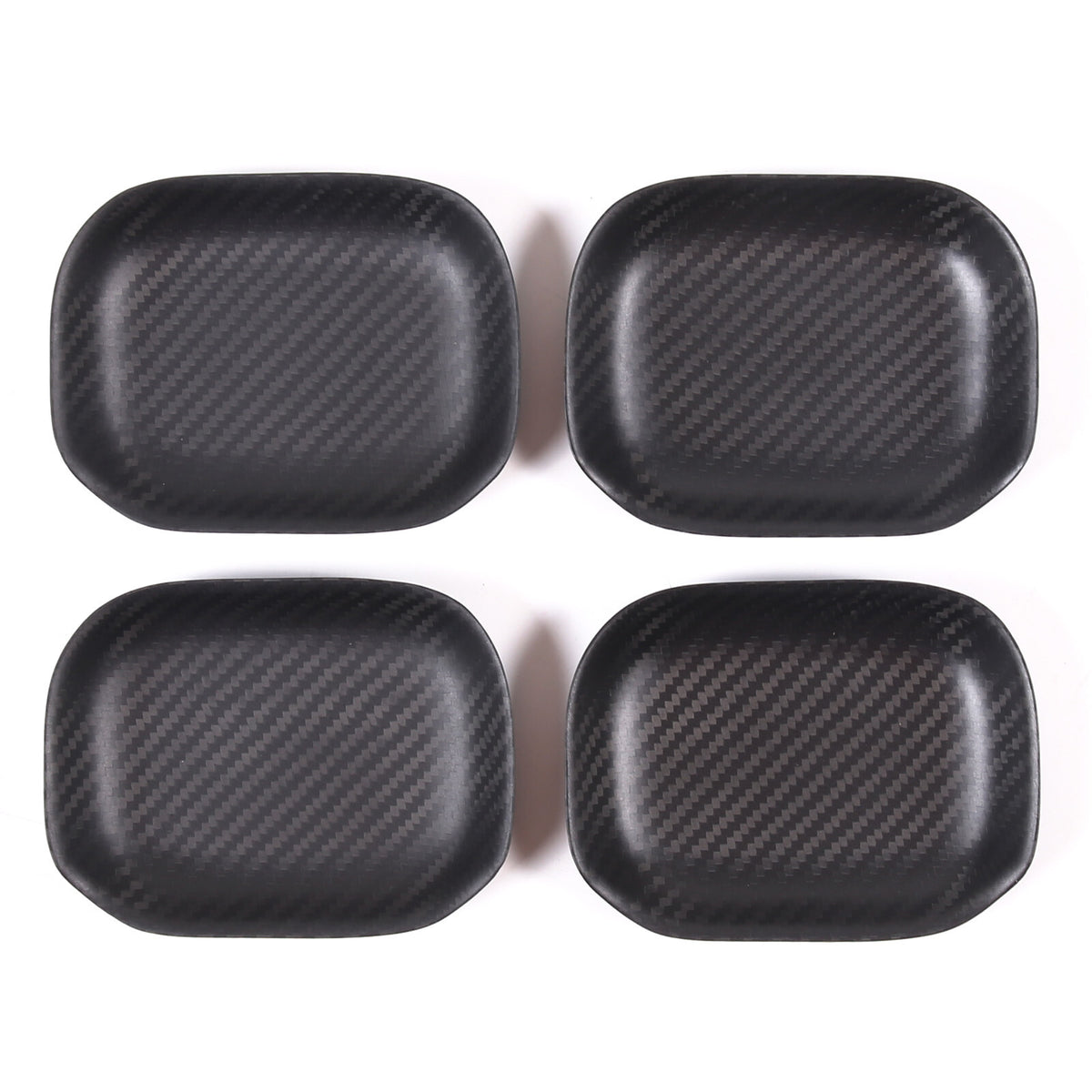 Matte Carbon Fiber Exterior Door Bowl Trim Cover For Mercedes G Class 2004-2018 2