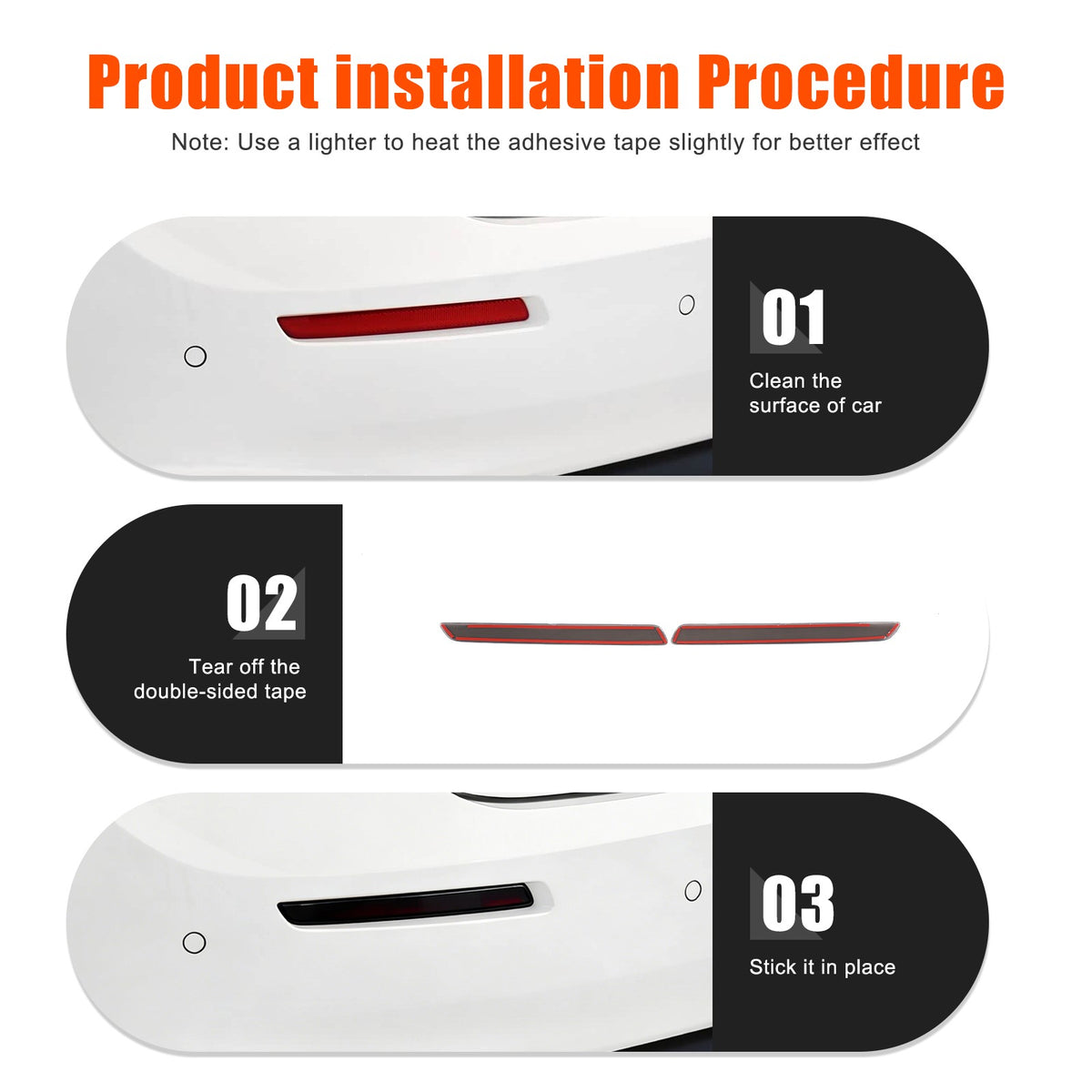 Smoked Black Rear Fog Tail Light Lamp Cover Trim For Maserati Ghibli 18-23 US 3
