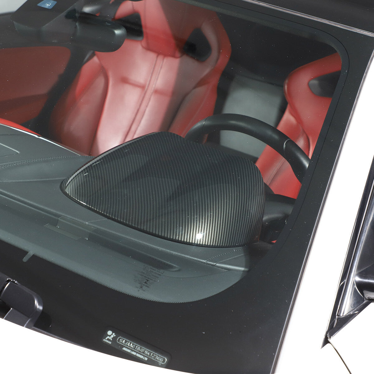 Carbon Fiber Interior Dashboard Upper Cover Trim For Jaguar F-TYPE 2013-24 US 2