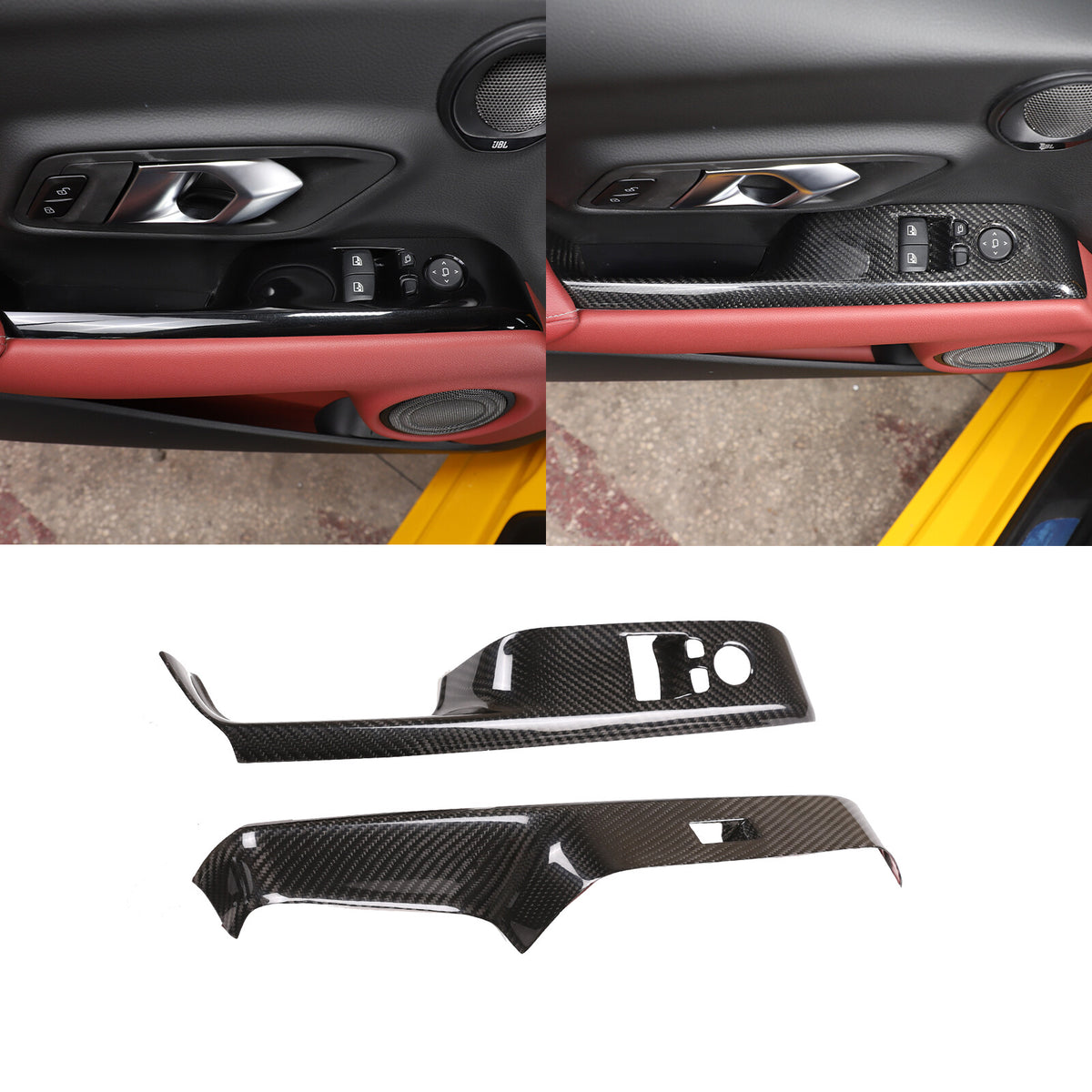 Real Carbon Fiber Full Interior Set Decor Trim Kit For Toyota Supra A90 MK5 19+ 33