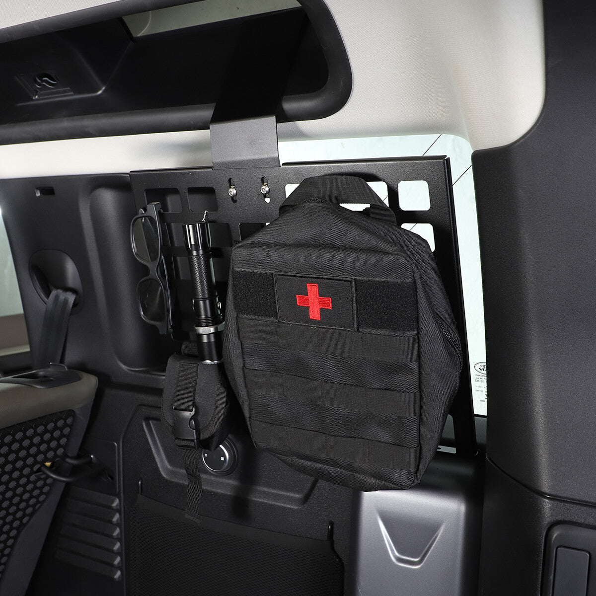 Rear Side Window MOLLE Storage Flank Panel For Land Rover Defender 110 2020-2023 12