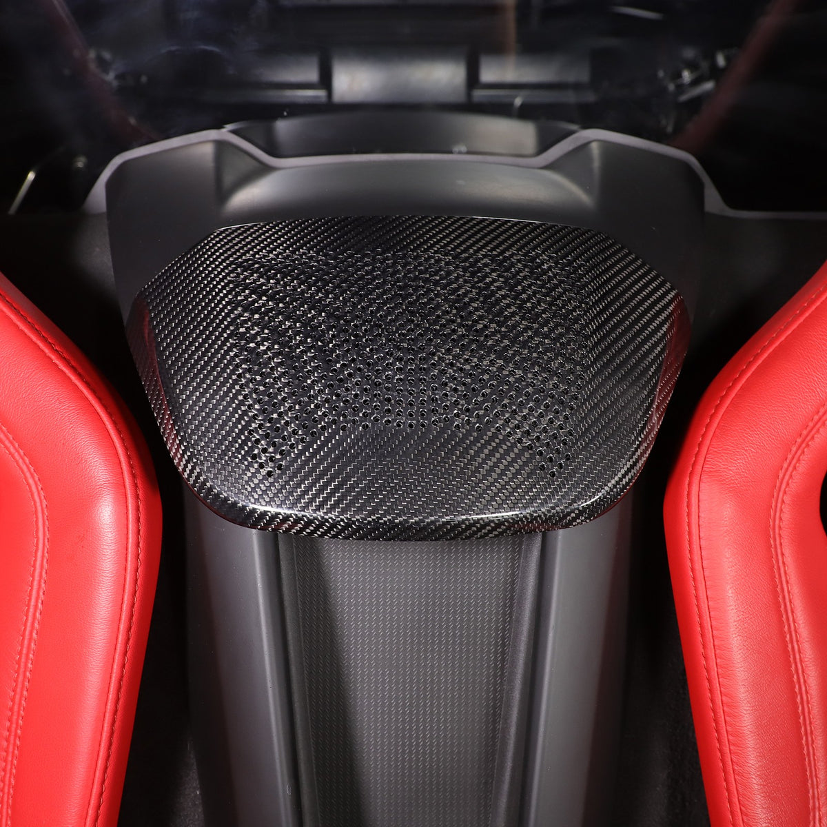 Real Carbon Fiber Rear Waterfall Speaker Grille Trim For Corvette C8 Z51 20+ US 15