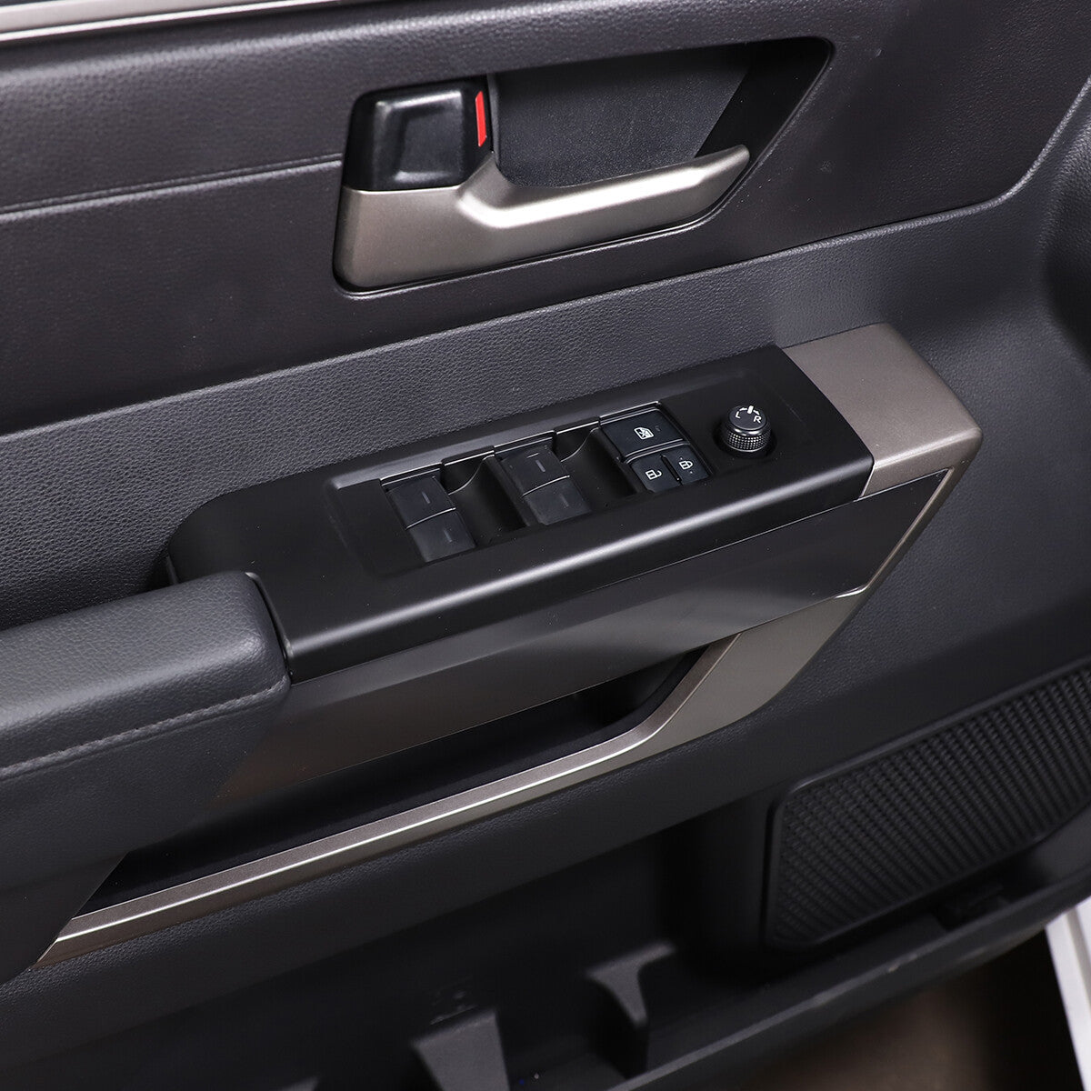 Matte Black ABS Interior Decoration Cover Trim Kit For Toyota Tundra 2022-26 US - Variants 26-29 34