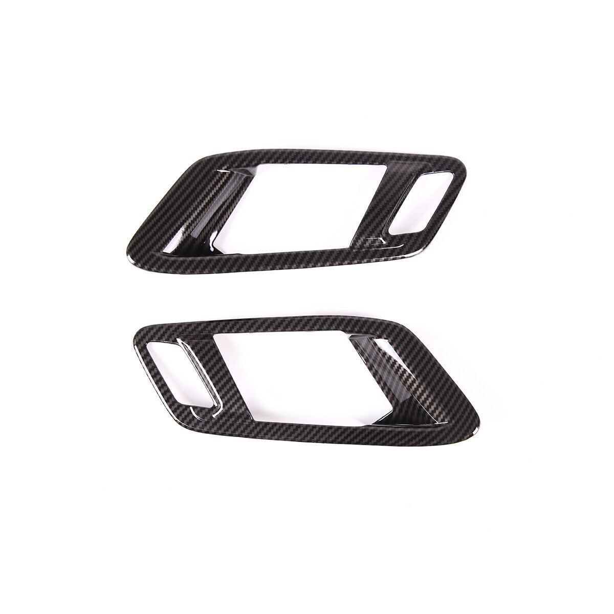 ABS Carbon Fiber Interior Door Handle Cover Trim Frame For Toyota Supra 19-24 8