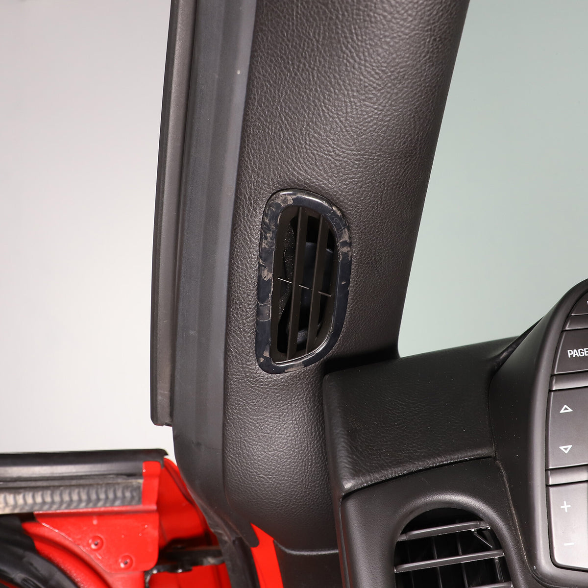 Forged Carbon Fiber Interior A-pillar Speaker Frame Trim For Corvette C6 2005-13 14