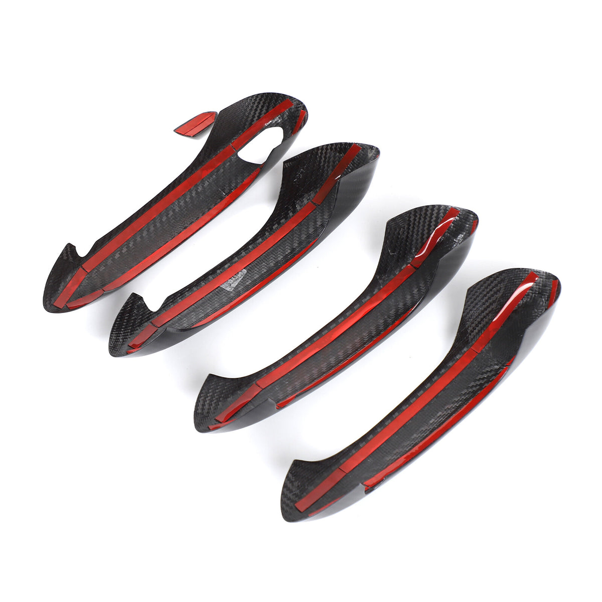Real Carbon Fiber Exterior Door Handle Protector Trim for BMW 3 Series G20 20-25 10
