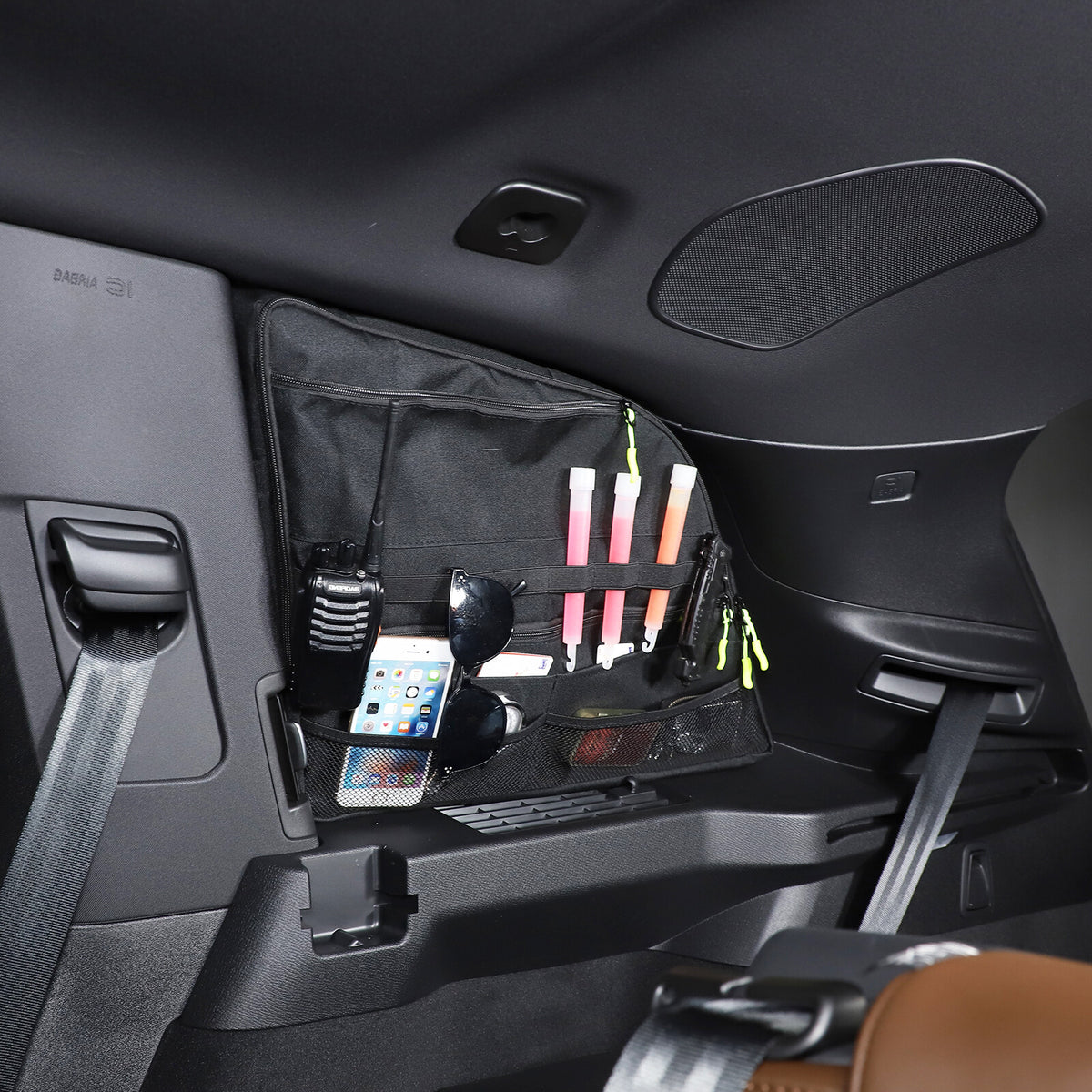 Car Rear Cargo Trunk Window Storage Bags Organizer For Volvo XC90 2015-2024 15
