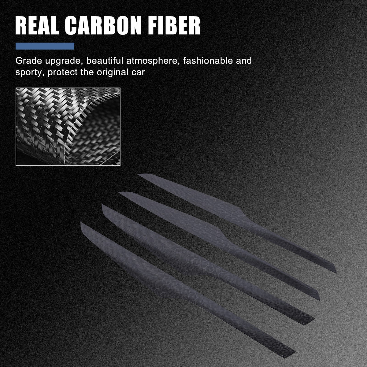 Hondycomb Carbon Fiber Interior Door Panel Trim Cover For BMW X5 X6 F15 F16 14+ 11