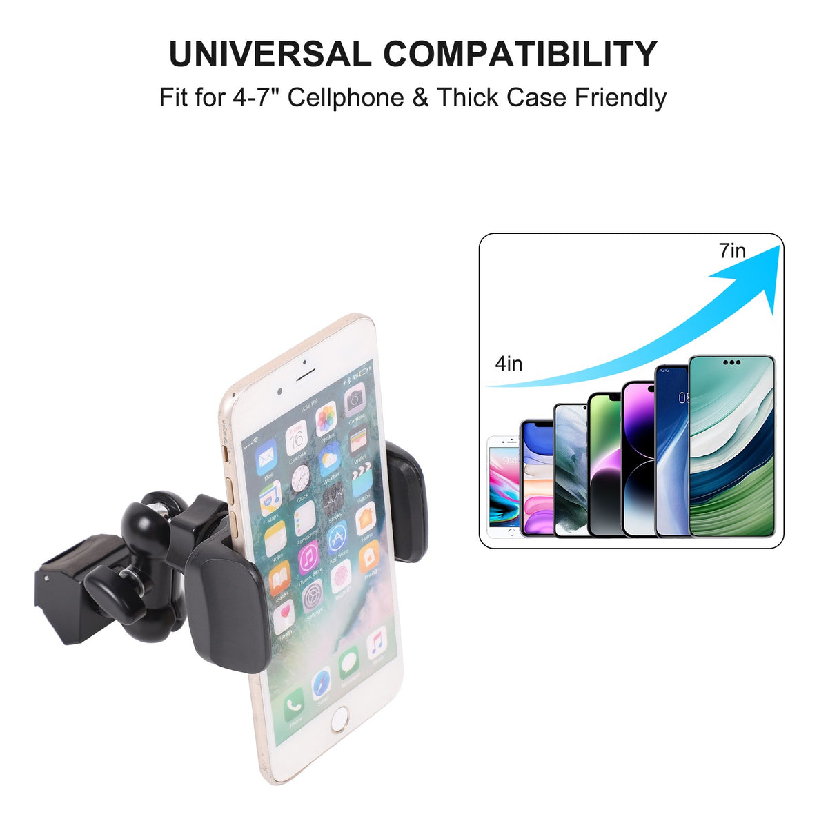 Inner Dashboard Air Vent Phone Holder Mount Bracket For Corvette C8 2020-2025 43