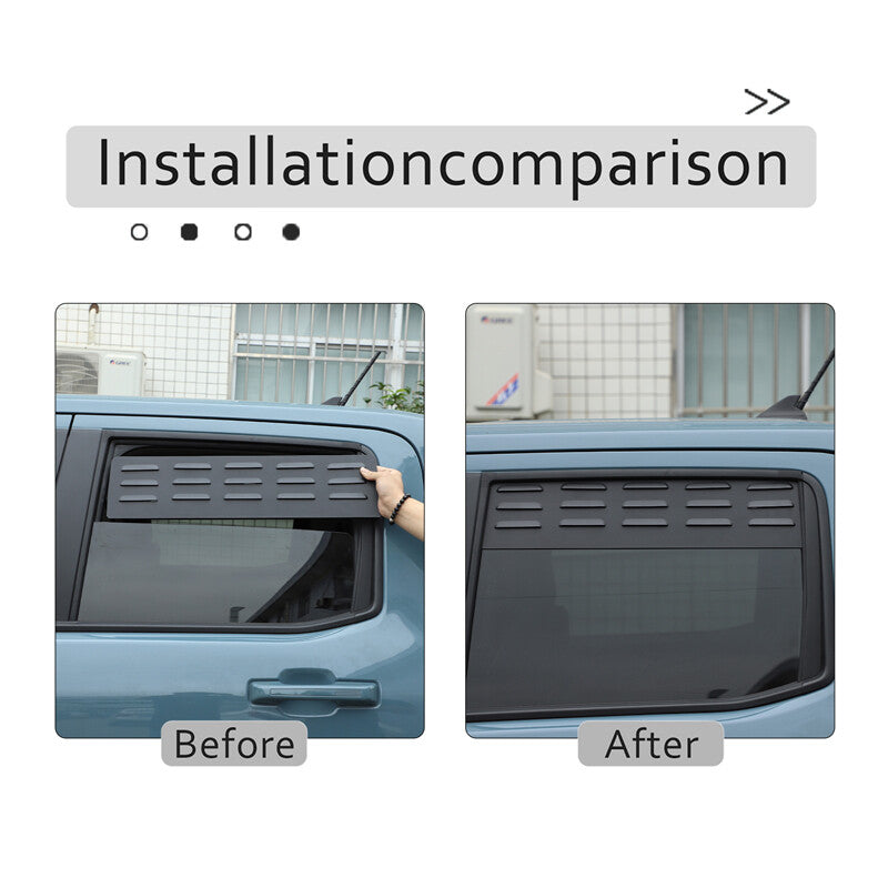 Wagon 2nd Row Door Window Vents Screens For Ford Maverick 2022-2024 US 14