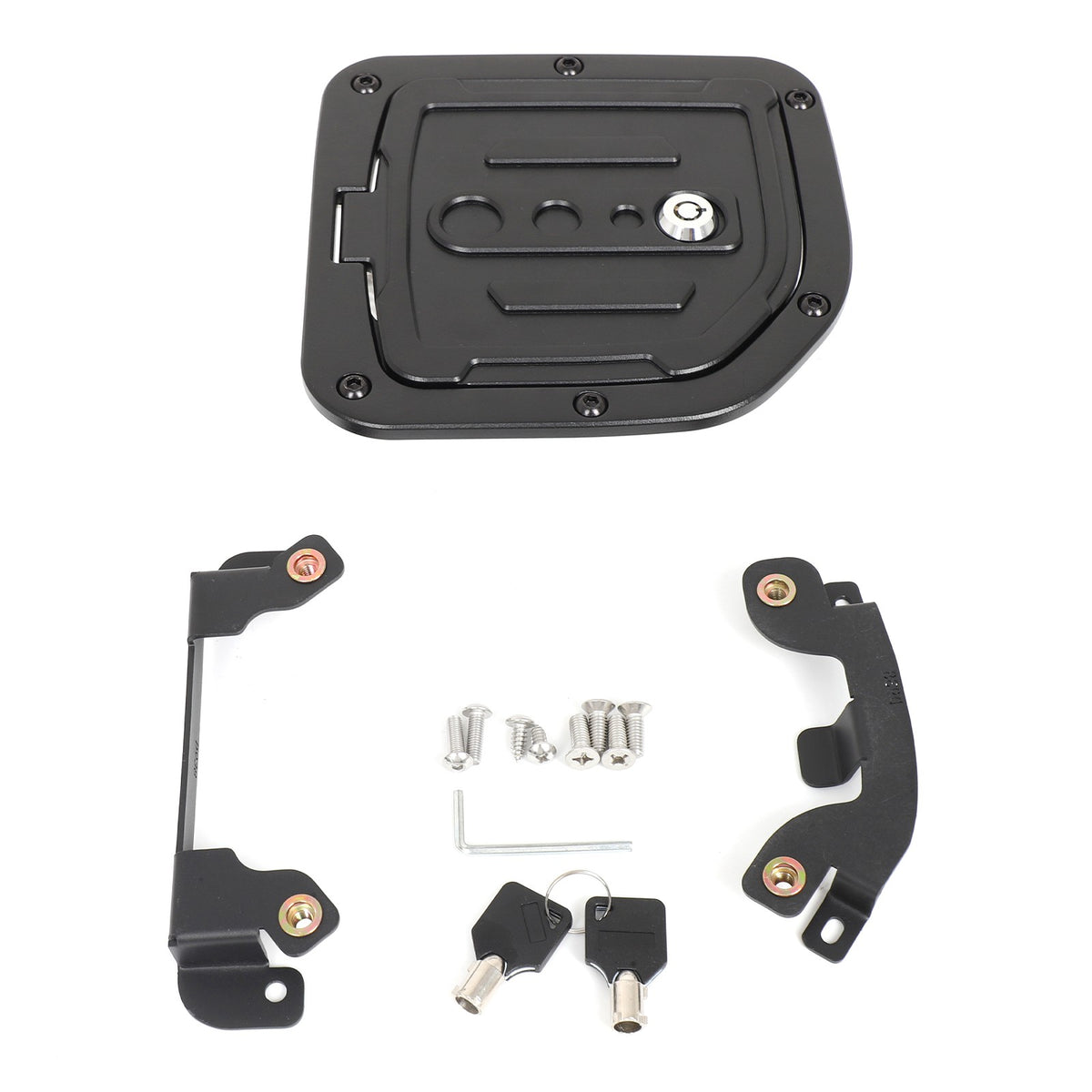 Alloy Steel Fuel Tank Cap Anti-Theft Lock For Nissan Frontier King Cab 2009-17 11