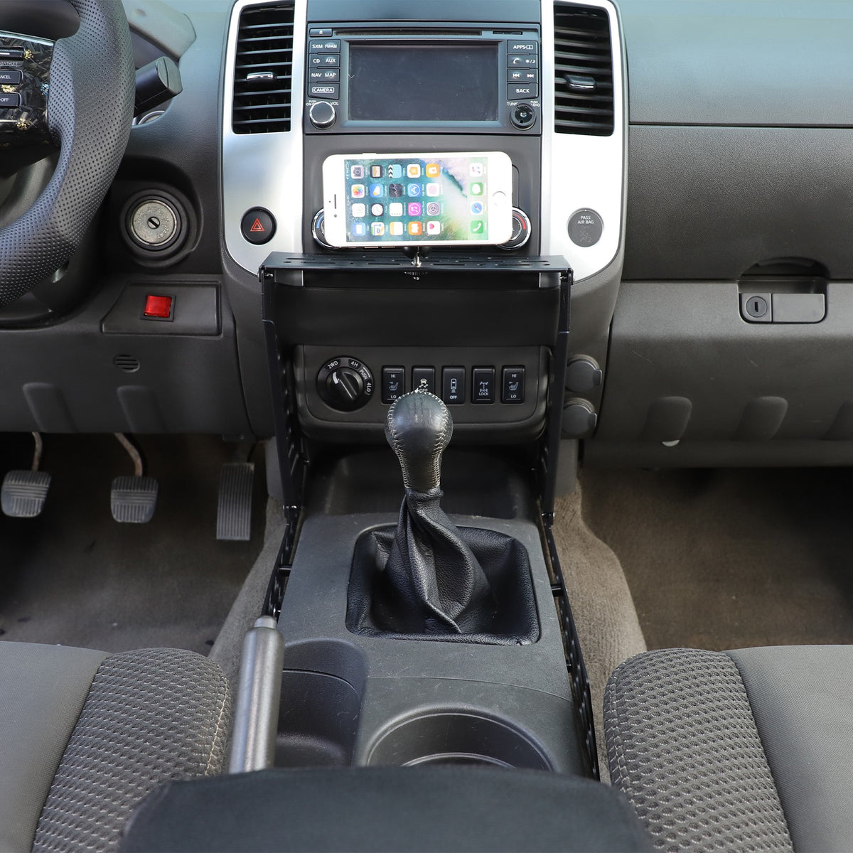 Center Console Multi-Functional Expansion Platform For Nissan Frontier 2009-2017 10