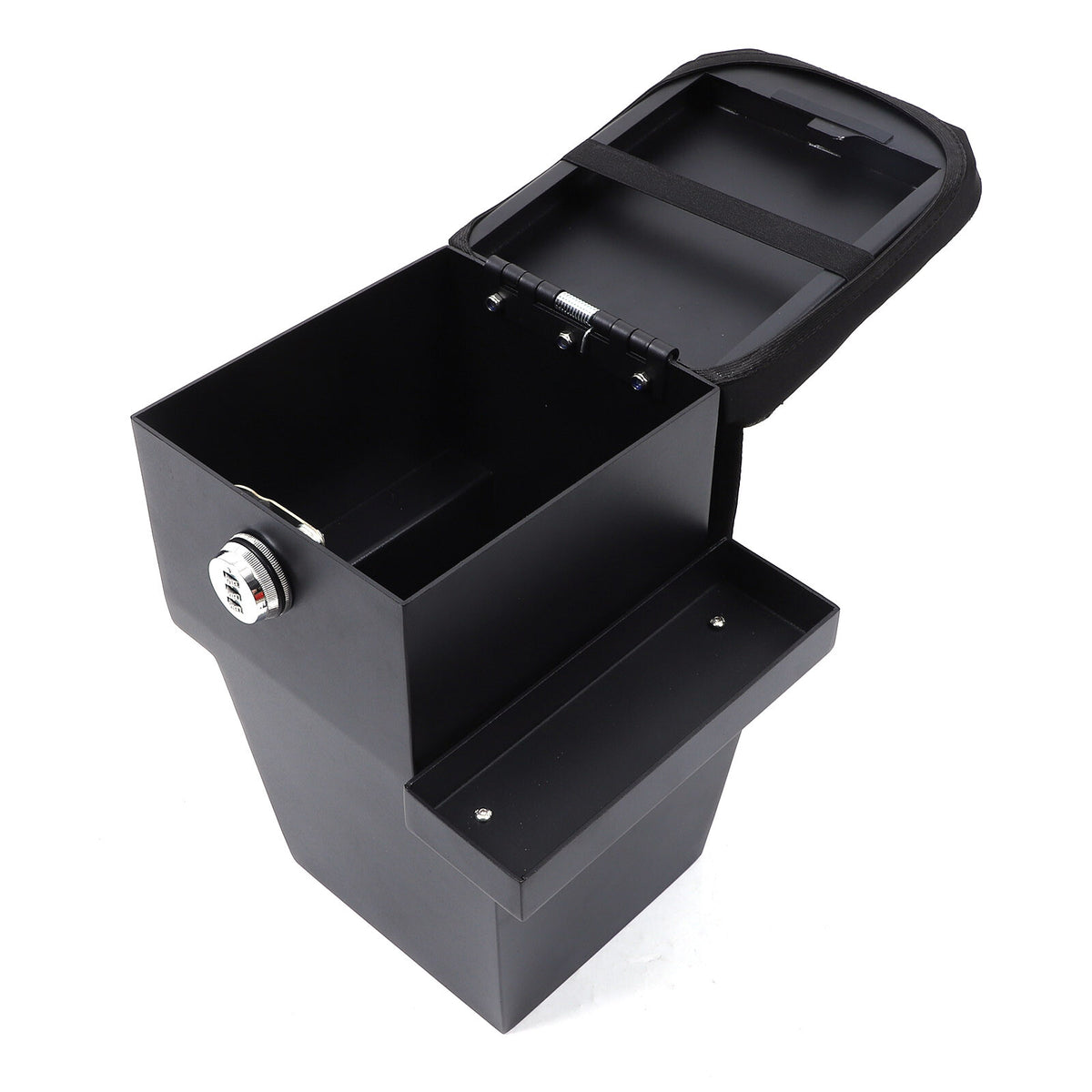 Steel Center Console Armrest Safe Storage Box w Lock For Toyota FJ Cruiser 07-21 7