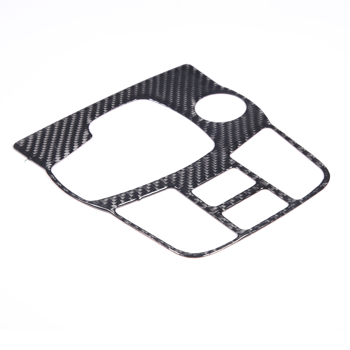 2PCS Carbon Fiber Gear shift Panel Trim Cover Sticker For Jaguar F-TYPE 2013-22 11