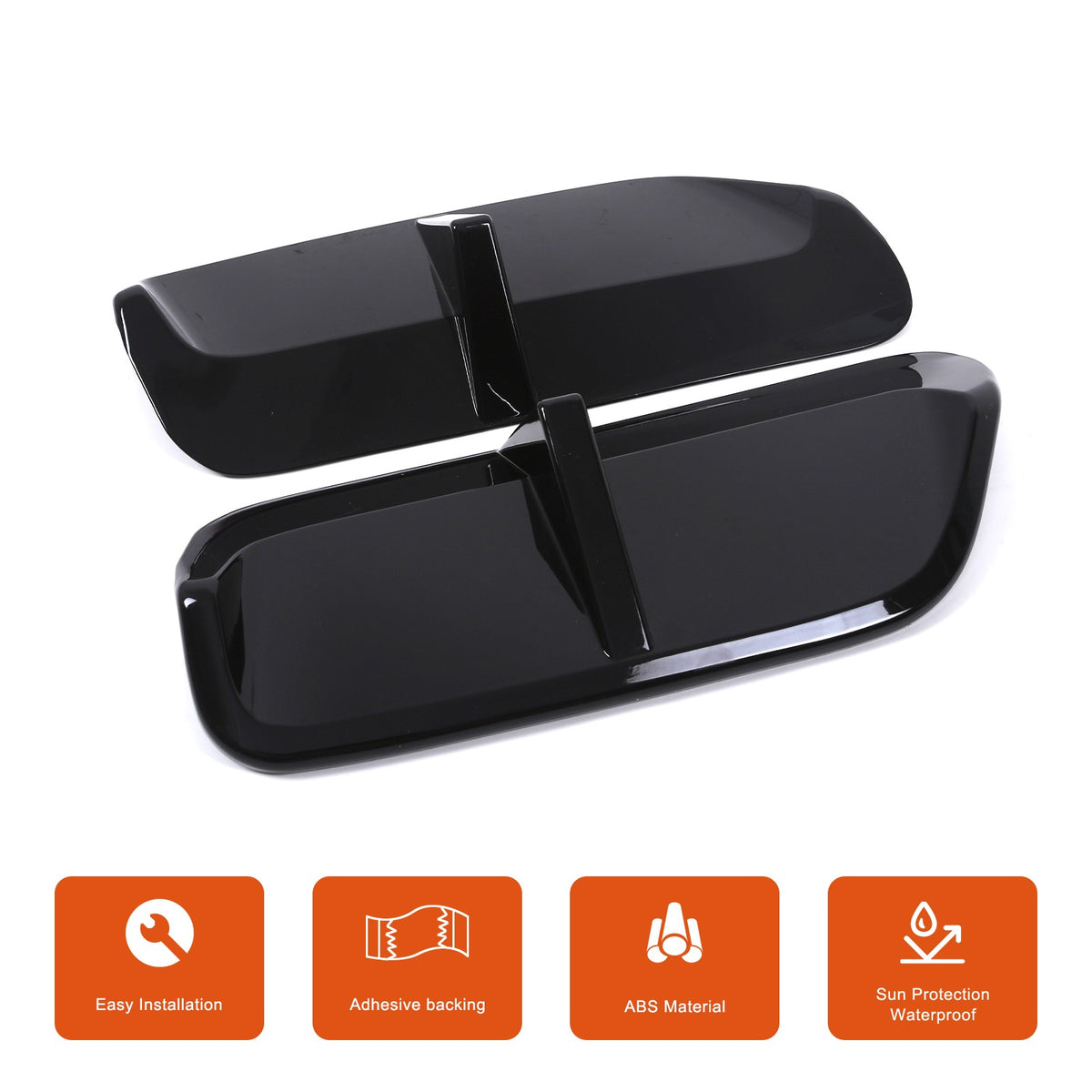 Piano Black Rear Lower Bumper Side Spoiler Trim For BMW X1 U12 23+ Sport US 4
