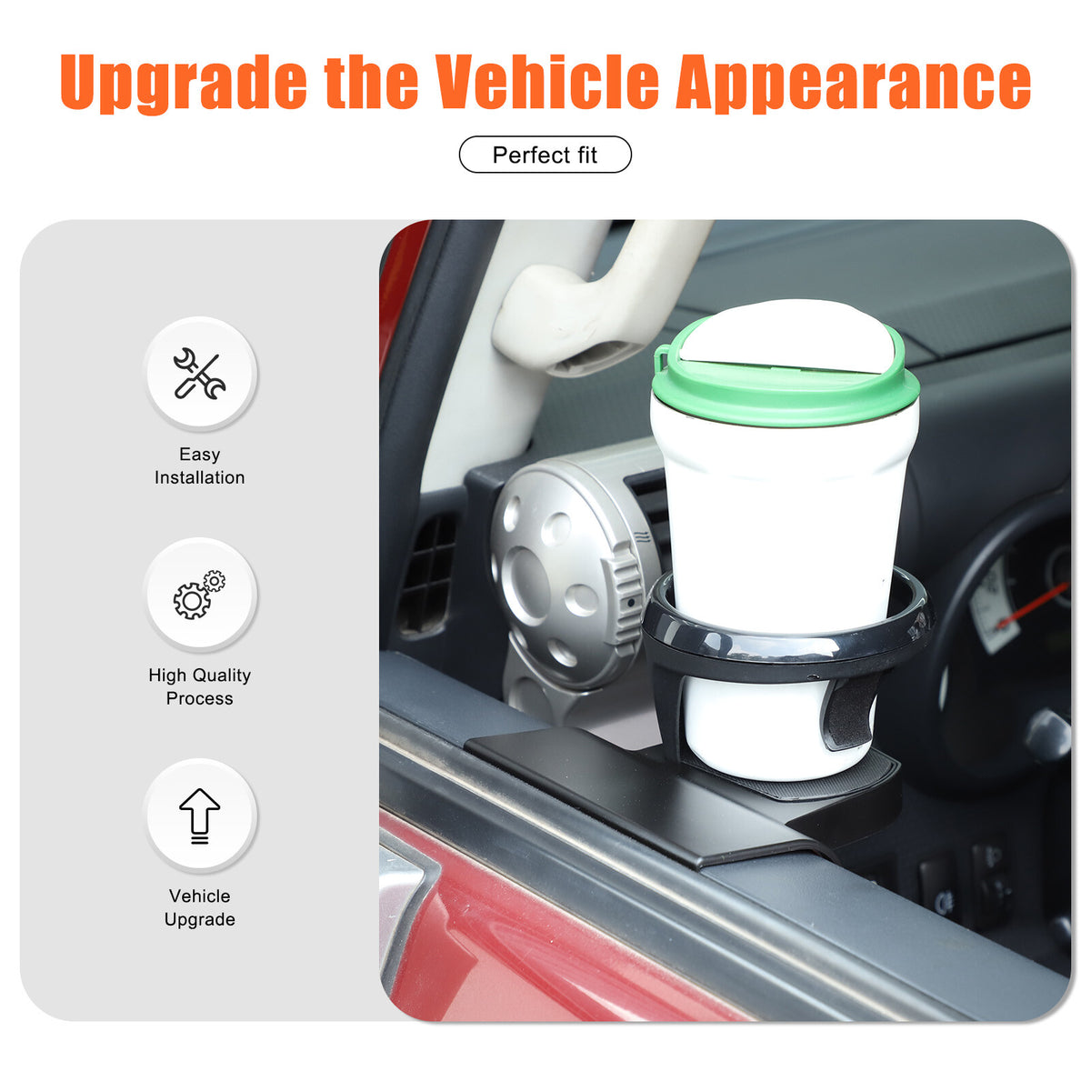 Door Window Right Cup Holder Drink Stand Holder For Toyota FJ Cruiser 2007-21 US 14