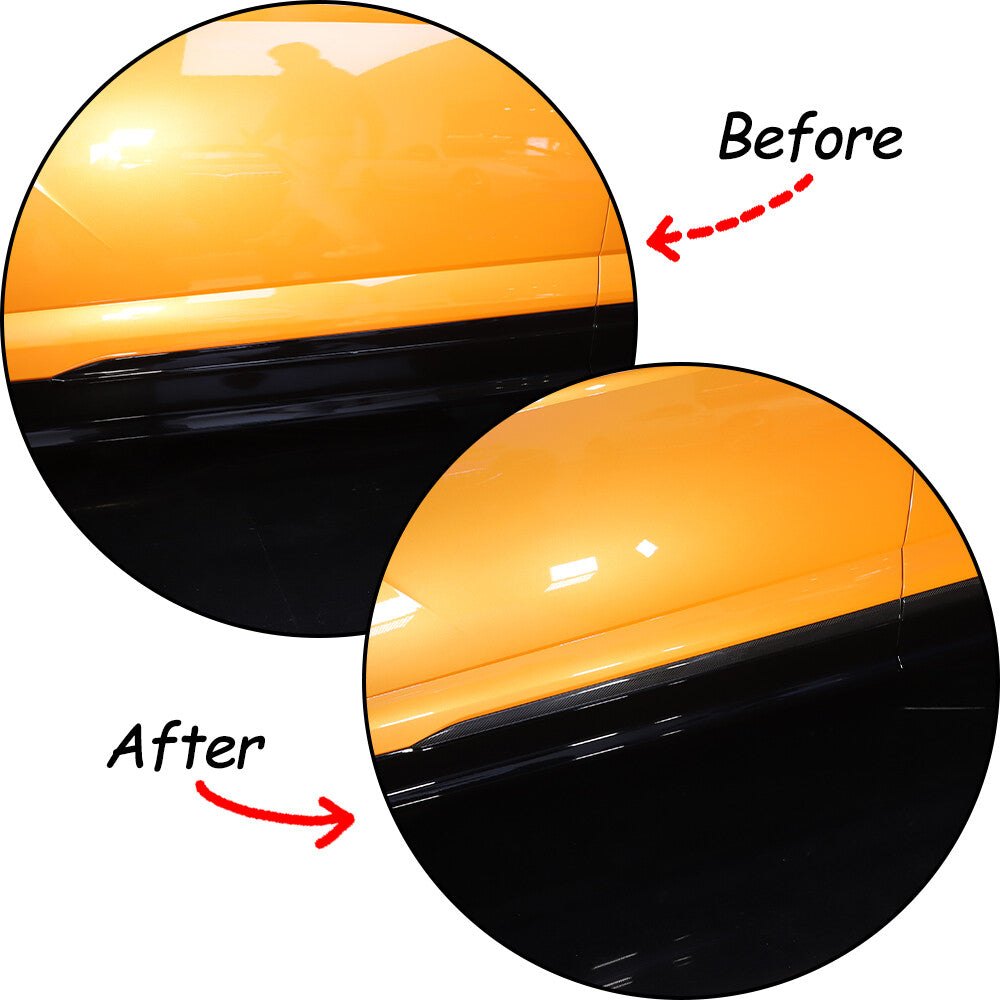 Real Carbon Fiber Door Side Body Molding Trim for Lamborghini Urus 18-23 US 3