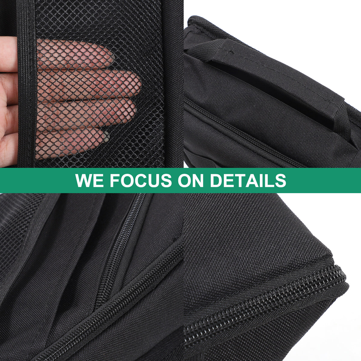 Rear Trunk Right Side Storage Bag Pockets Organizer For Benz GLC X253 2016-22 12