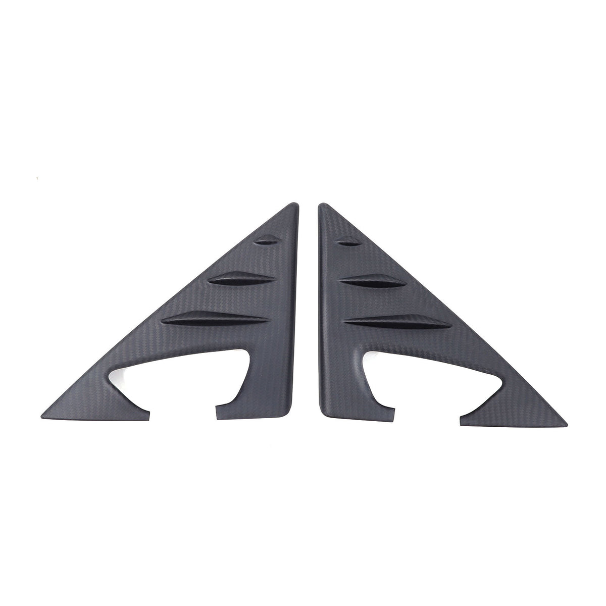Matte Real Carbon fiber Window A Pillar Triangle Cover Trim for Lotus EMIRA 21+ 21