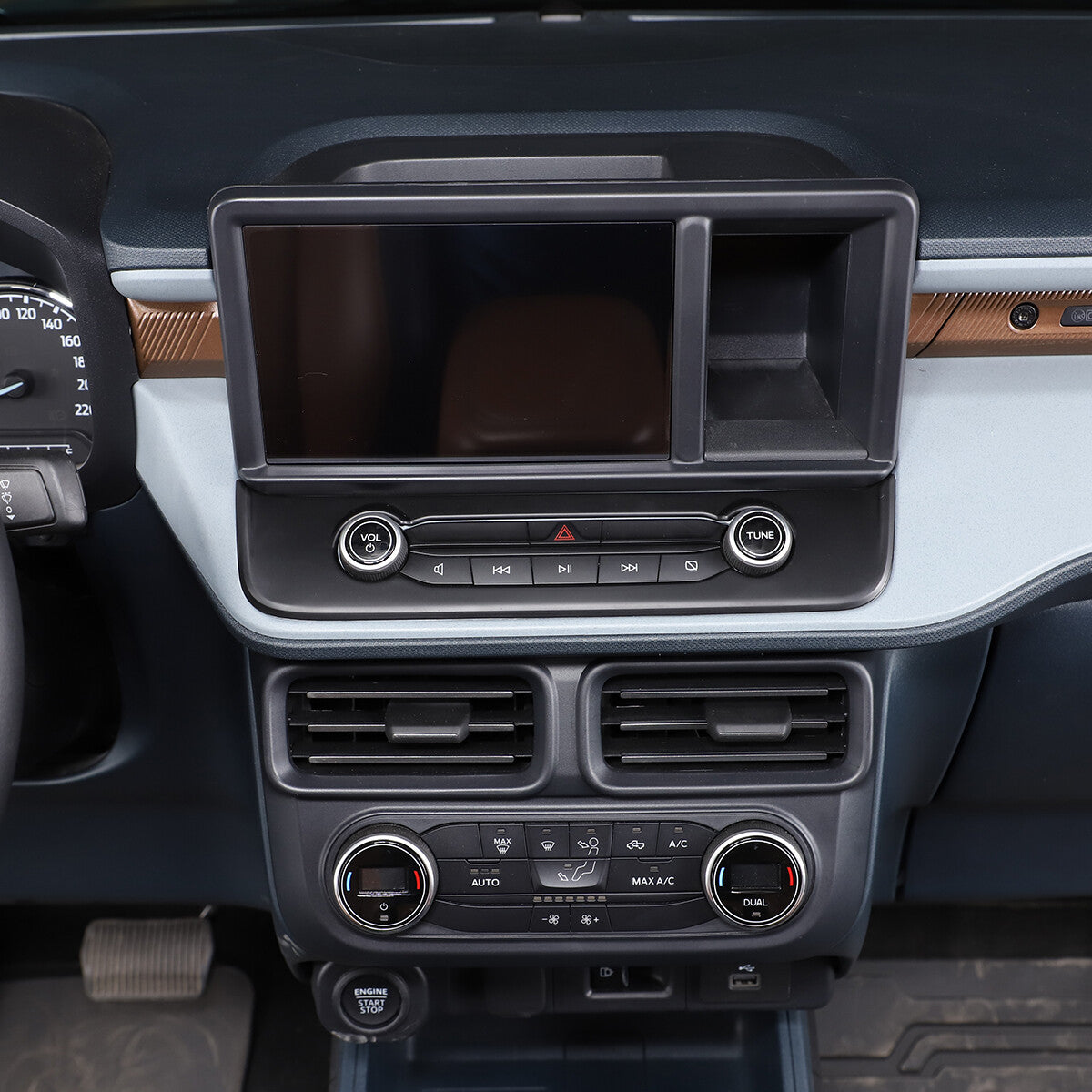 Matte Black Full Interior Set Panel Decor Cover Trim Kit For Ford Maverick 22-24 71