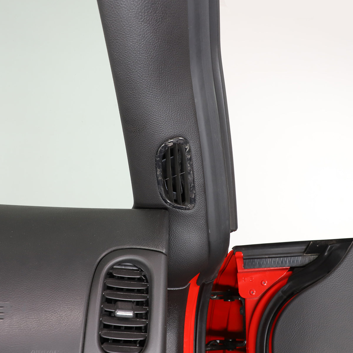 Forged Carbon Fiber Interior A-pillar Speaker Frame Trim For Corvette C6 2005-13 17