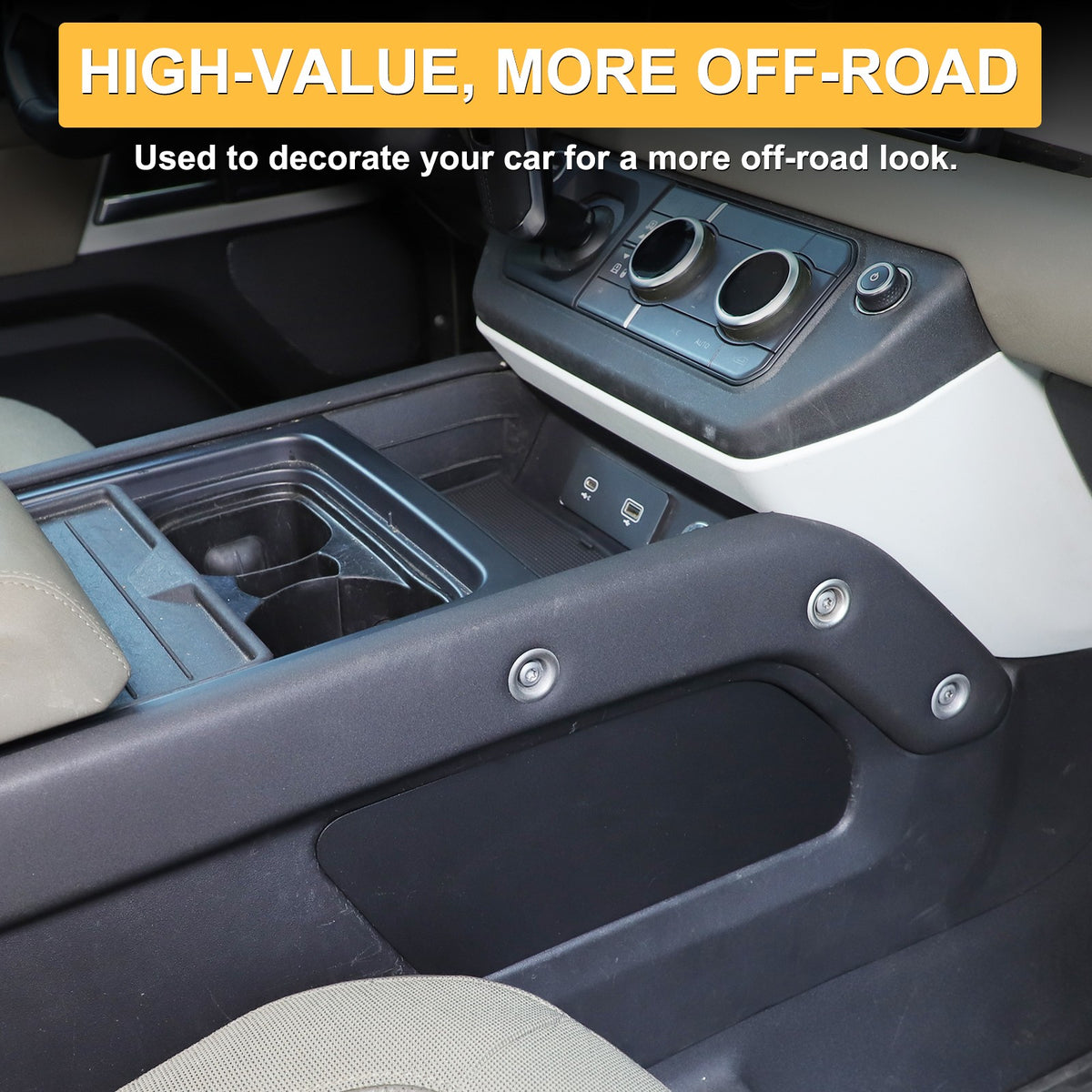 Aluminum Alloy Center Console Lower Safe Box For LR Defender L663 2020-2024 1